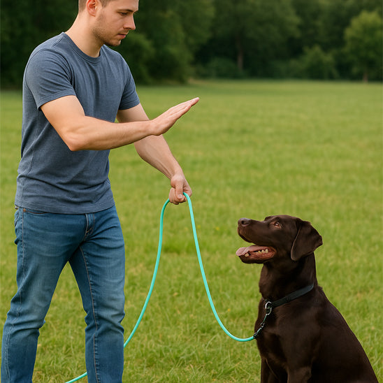 longue pour chien entrainement