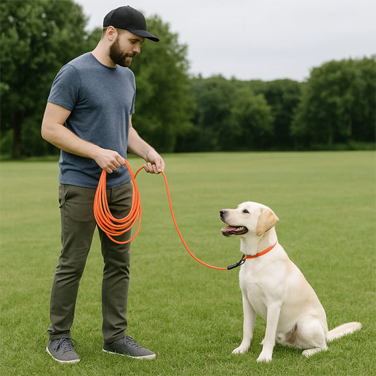 longue pour chien promenade