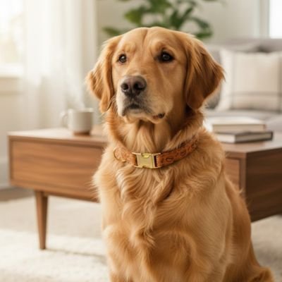 collier chien adorable