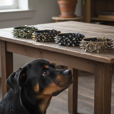 collier chien fomre type