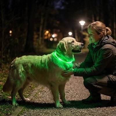 Collier Chien lumineux | Éclairo - empire chien