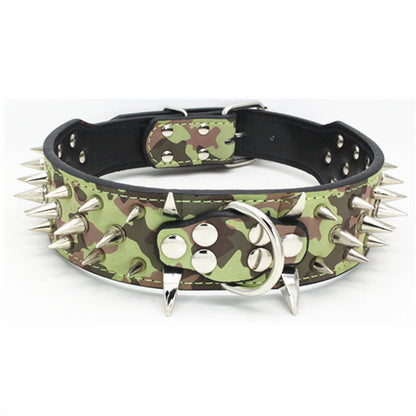 collier chien vert
