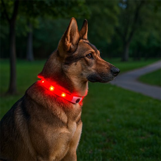 Collier lumineux chien | Shinelix - empire chien