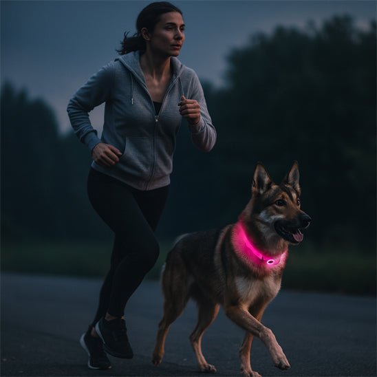 Collier lumineux chien | Shinelix - empire chien