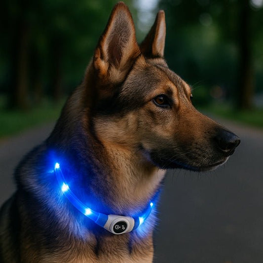 Collier lumineux chien | Shinelix - empire chien