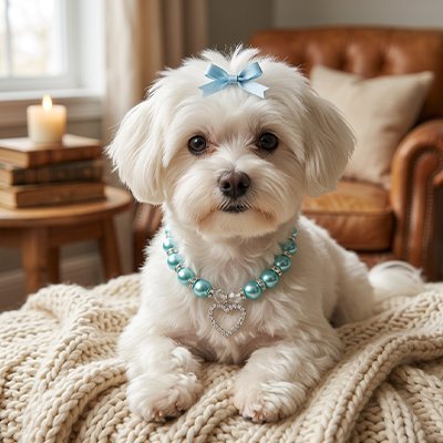 Collier pour chiot | PerleChic - empire chien