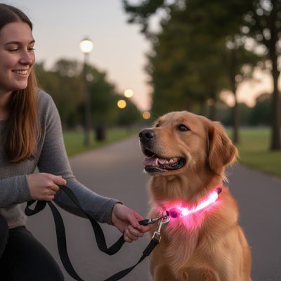 Colliers lumineux pour Chiens | VisioSafe - empire chien