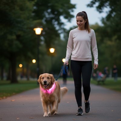 Colliers lumineux pour Chiens | VisioSafe - empire chien