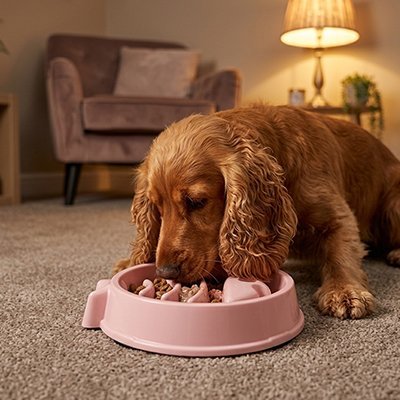 Gamelle anti glouton chien | SécuRepas - empire chien