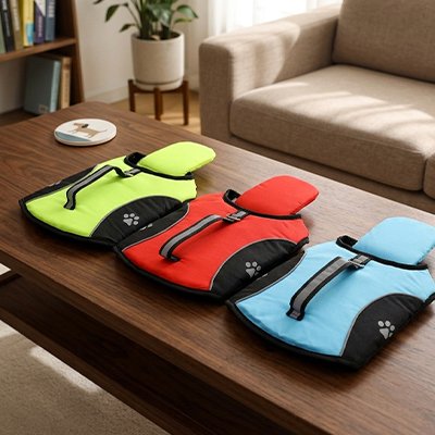 Gilet de sauvetage Chien couleurs formes
