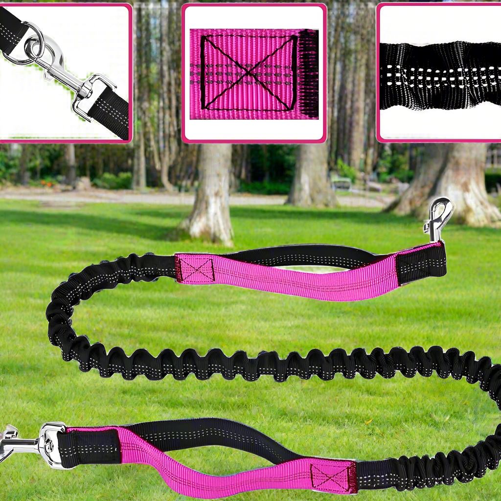 HandFreeDogLeash™ - Rose - empire chien