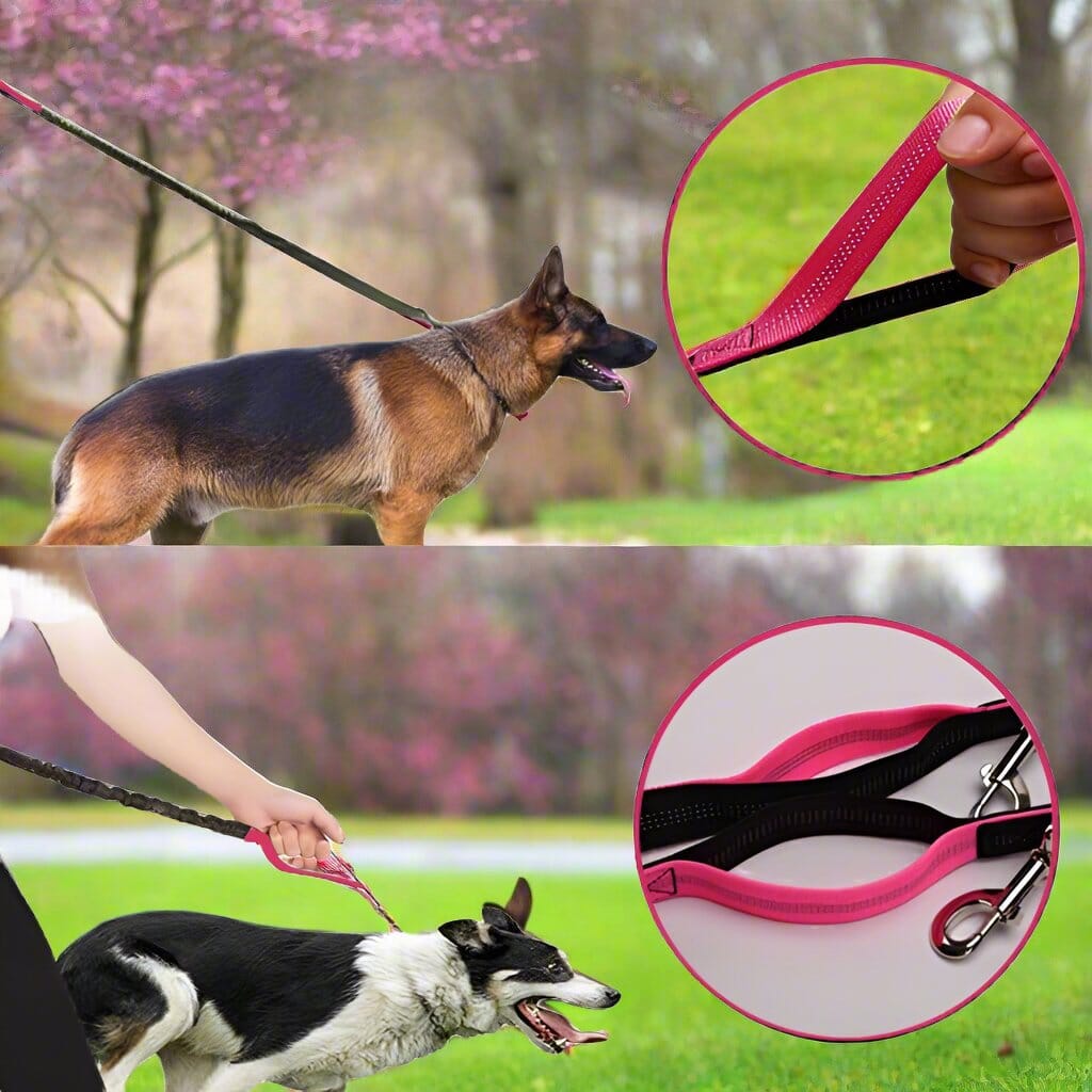 HandFreeDogLeash™ - Rose - empire chien