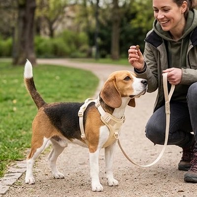 Harnais chien pratique promenade