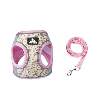 harnais pour petit chien rose