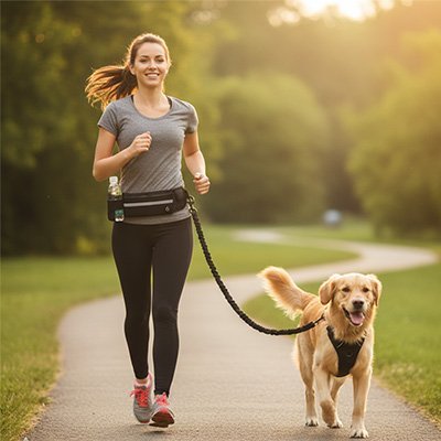 Laisse canicross | Amortisseur Confort - empire chien