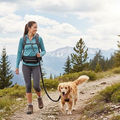Laisse canicross | Amortisseur Confort - empire chien
