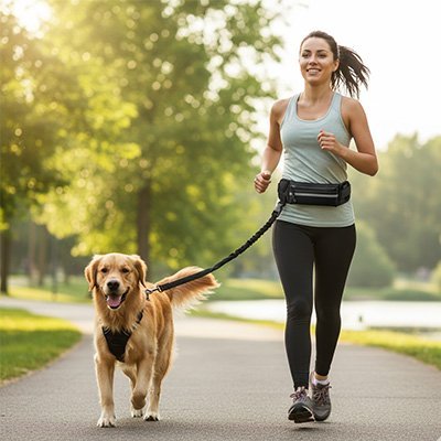 Laisse canicross | Amortisseur Confort - empire chien