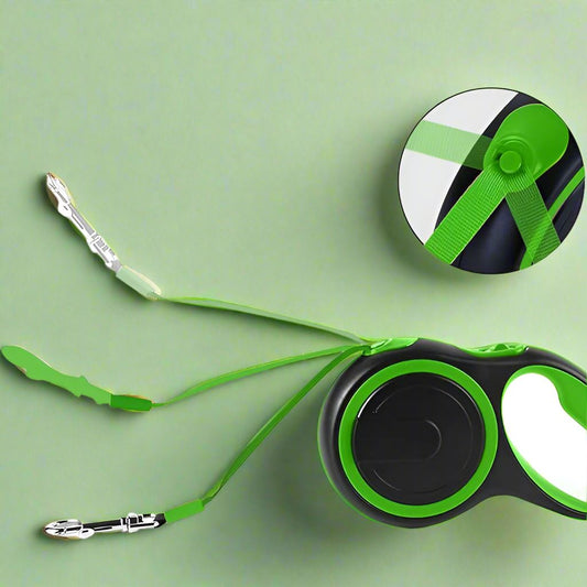Laisse de chien - MaxLeash™ - Vert - empire chien