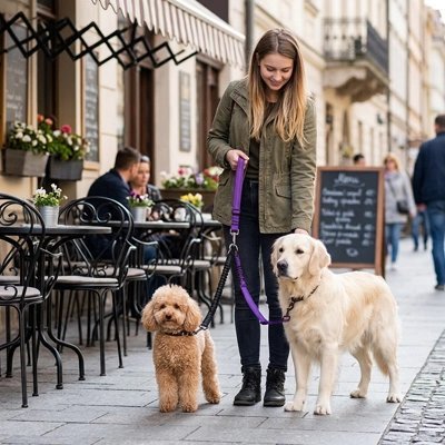Laisse double pour Chien | DuoLaisse -Confort - empire chien
