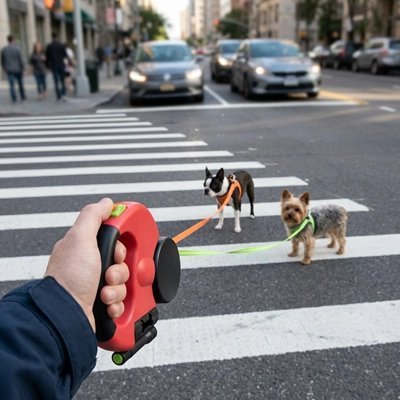 Laisse double pour Chien | LaisseSmart - empire chien