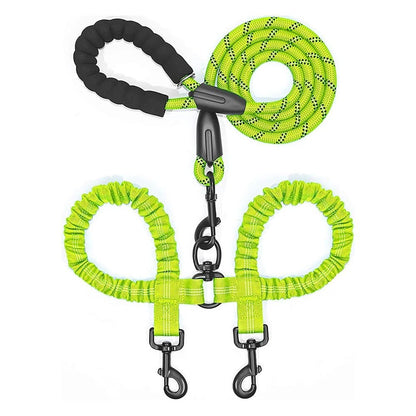 Laisse double pour chien | Pattedeux - empire chien