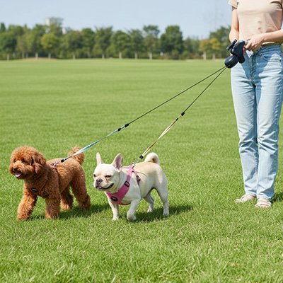 Laisse double pour Chien | PerfectWalk - empire chien