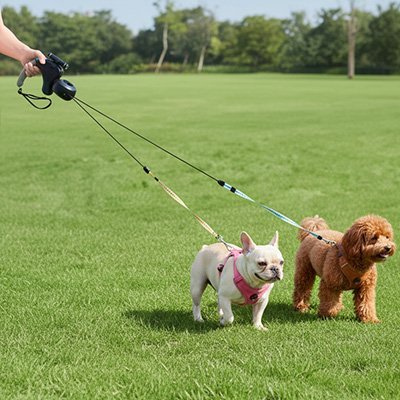 Laisse double pour Chien | PerfectWalk - empire chien