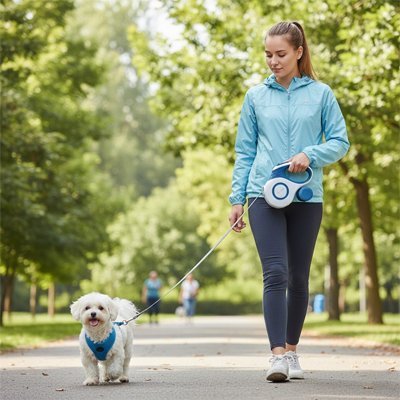 Laisse enrouleur chien | Robuste - Pratique - empire chien