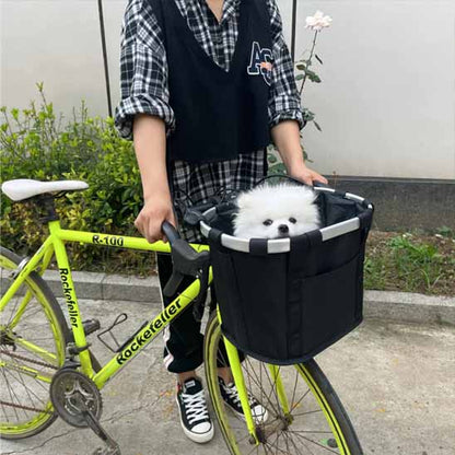 panier velo chien balade